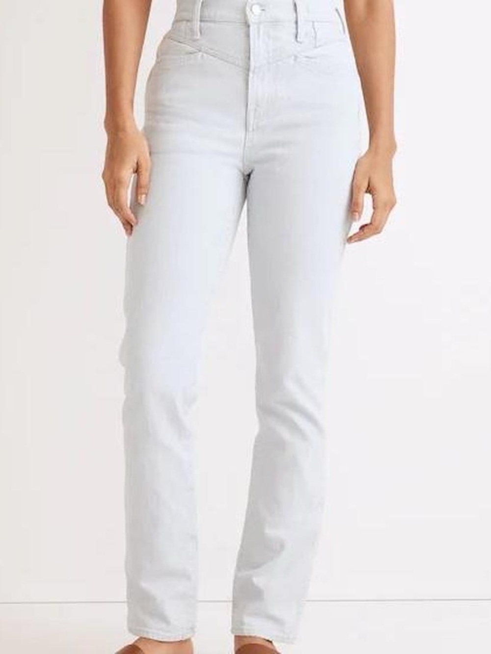 New Madewell Sz 27 The Perfect Vintage Jean Womens Light Wash High Waist Stretch
